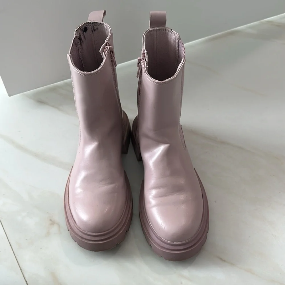 Zara girls combat boots